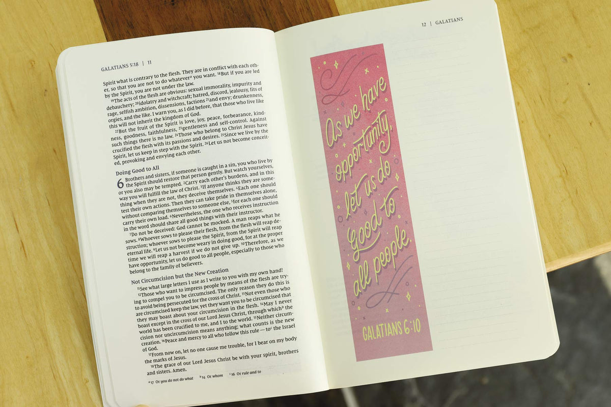 Beautiful Word Paperback Bible Journal (NIV) - Galatians by HarperCollins, product view 8