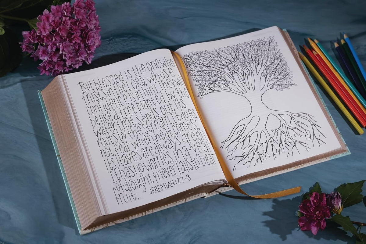 NIV, Beautiful Word Coloring Bible, Large Print: Hundreds of Verses to Color – Leathersoft™ Large Print, product view 21