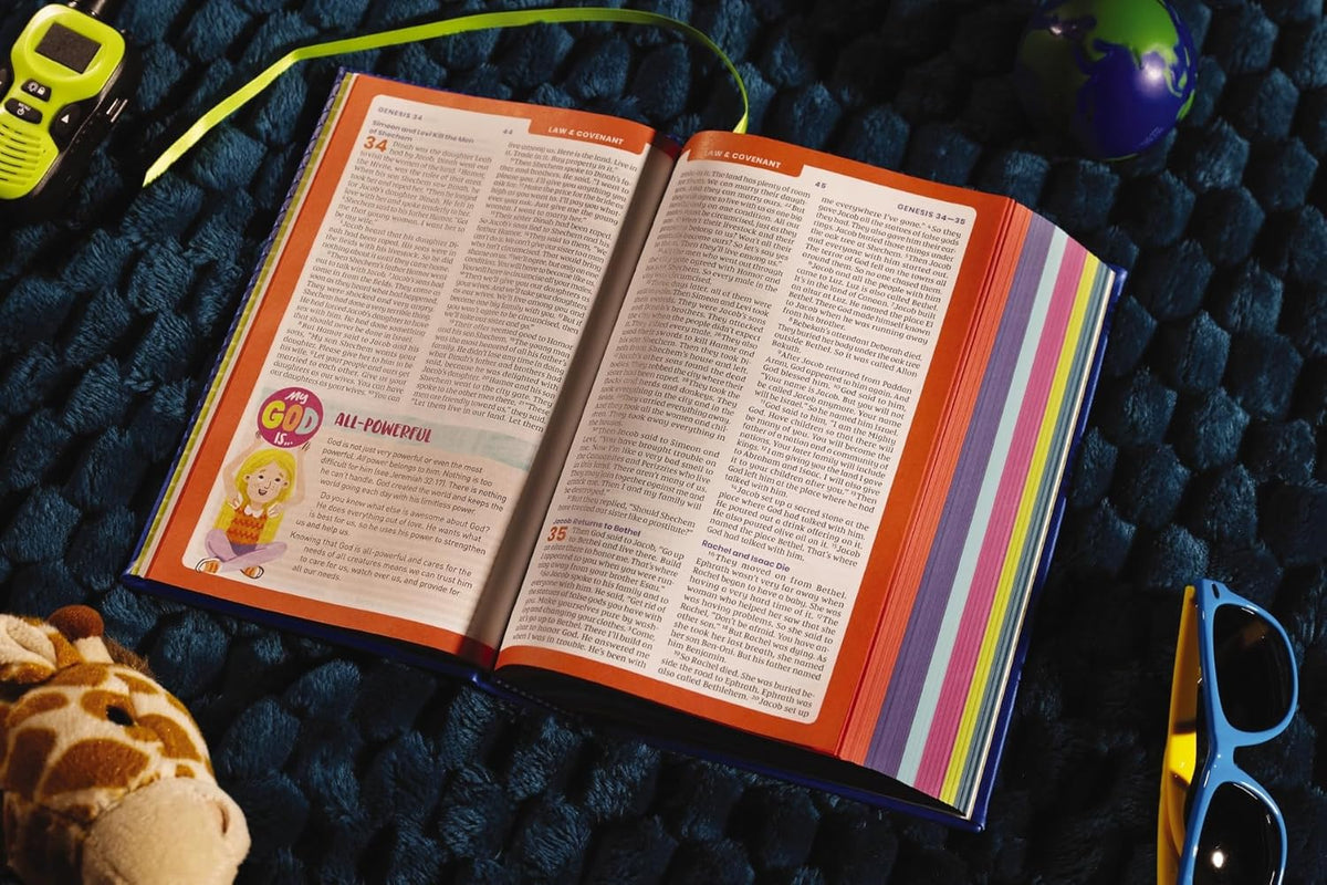 NIrV, Tiny Theologians Bible, Leathersoft over Board, Comfort Print: A Beginner’s Guide to the Bible – for, product view 8