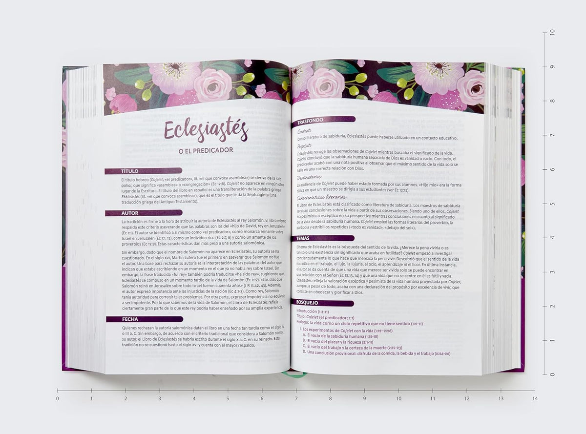 RVR60 Biblia de estudio para la mujer: Verdad, esperanza y transformación para el corazón – Leathersoft™, product view 4