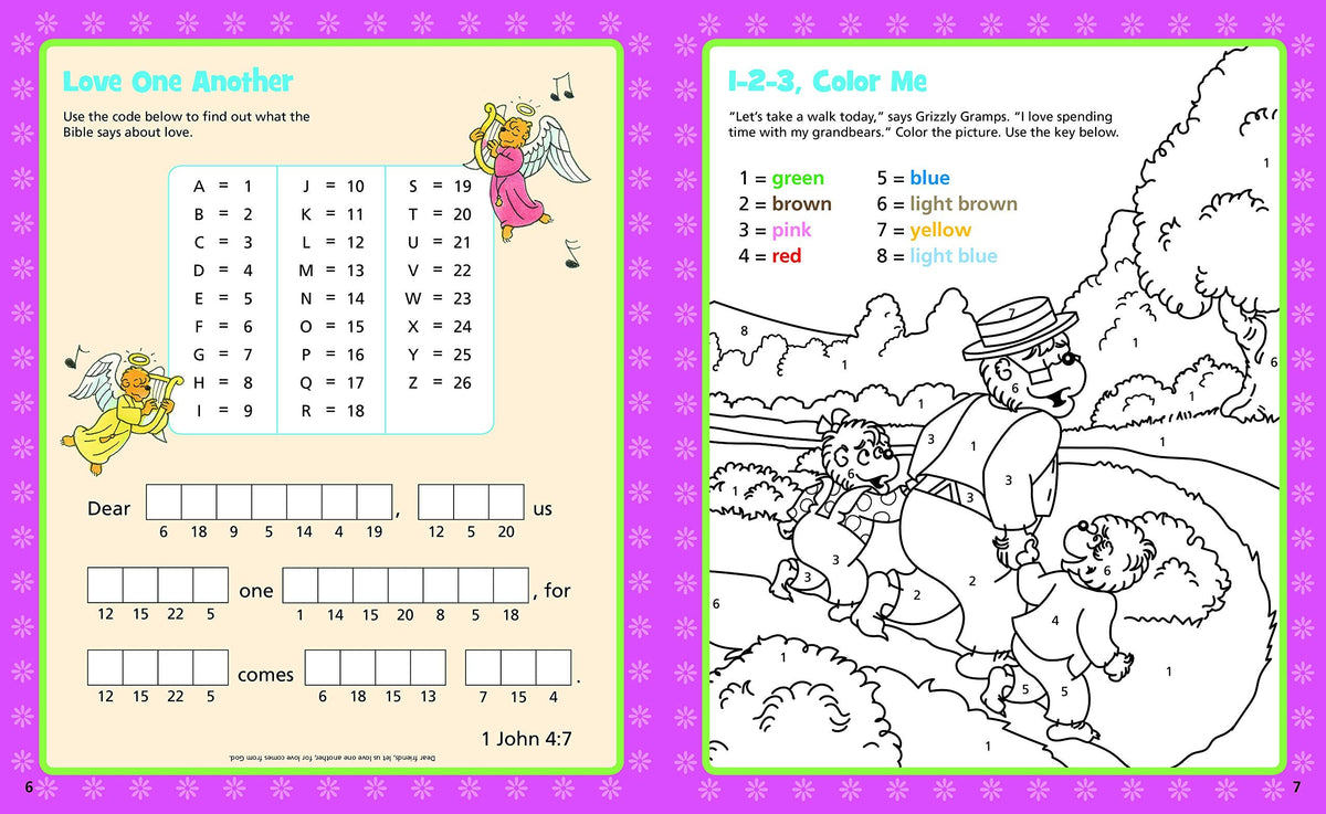 The Berenstain Bears Easter Fun Sticker and Activity Book: An Easter and Springtime Book for Kids, product view 4