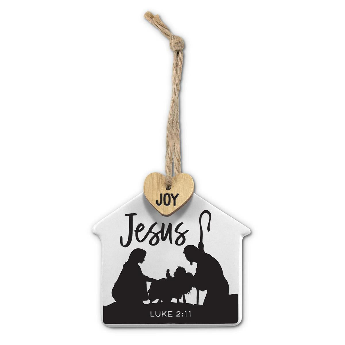 Ornament Stable Tag Jesus Twine Hanger by Dicksons