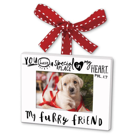 Ornament Frame Furry Friend Ribbon Hang by Dicksons