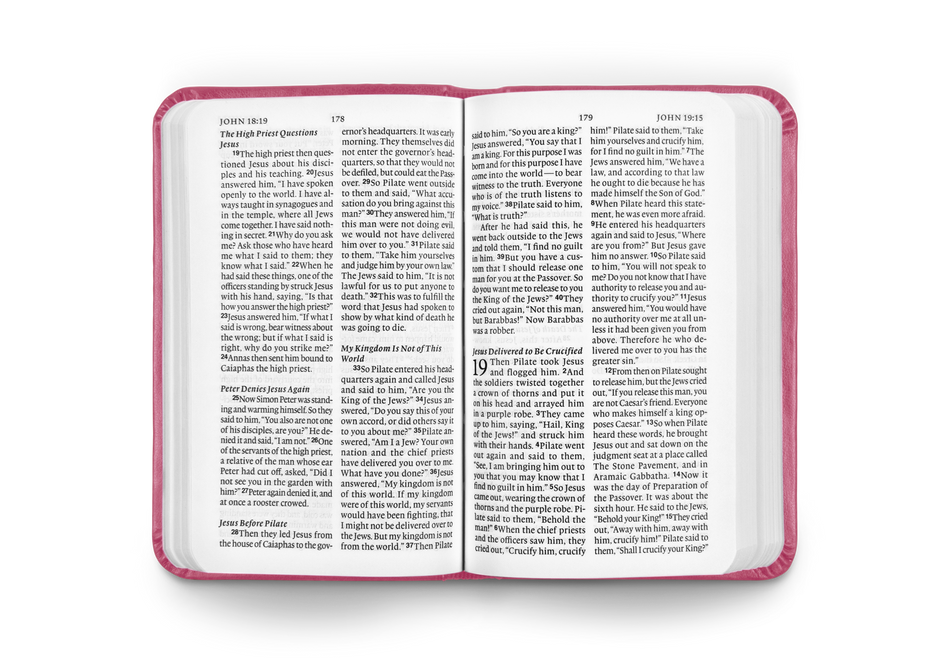 ESV Vest Pocket New Testament with Psalms and Proverbs, Red Letter – Imitation Leather by Crossway, product view 2