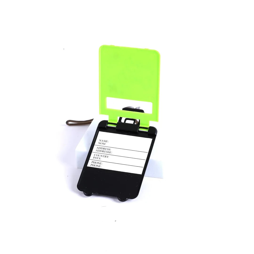 LUGGAGE TAG SUITCASE GODS GIRL GREEN