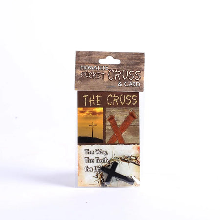 HEMATITE CROSS BOXED DISPLAY PK50 INDIVIDUALLY CARDED