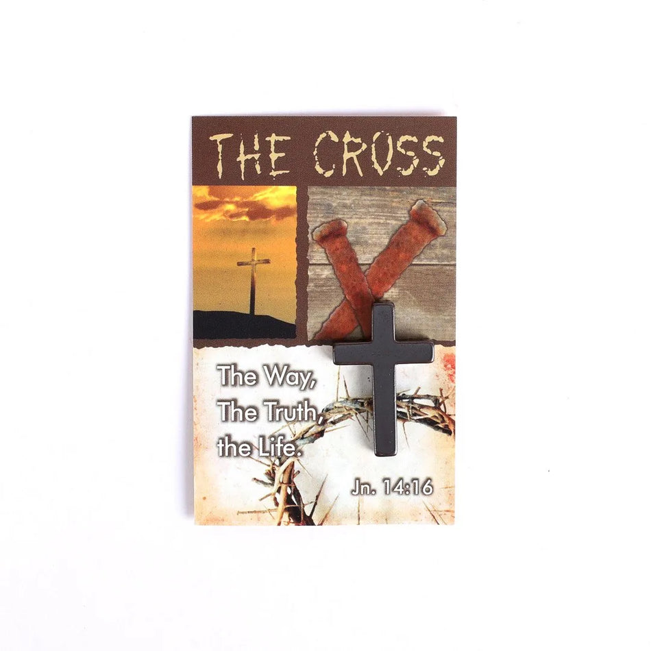 HEMATITE CROSS BOXED DISPLAY PK50 INDIVIDUALLY CARDED