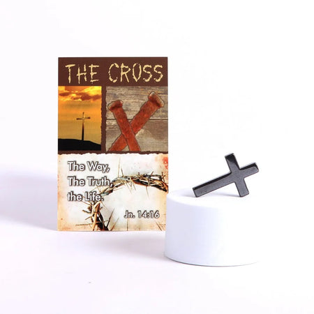 HEMATITE CROSS BOXED DISPLAY PK50 INDIVIDUALLY CARDED