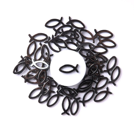 HEMATITE FISH BOXED DISPLAY PK50 INDIVIDUALLY CARDED