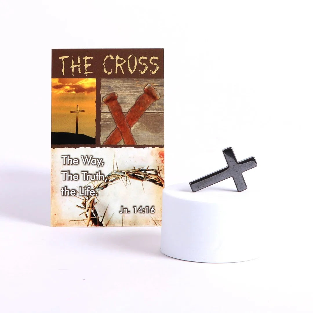 HEMATITE CROSS REFILL 24CT FOR INDIVIDUALLY CARDED BOX DISPLAY