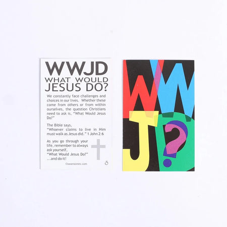 POCKET CARD WWJD PK100