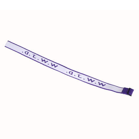 BRACELET WOVEN WWJD PURPLE PK25