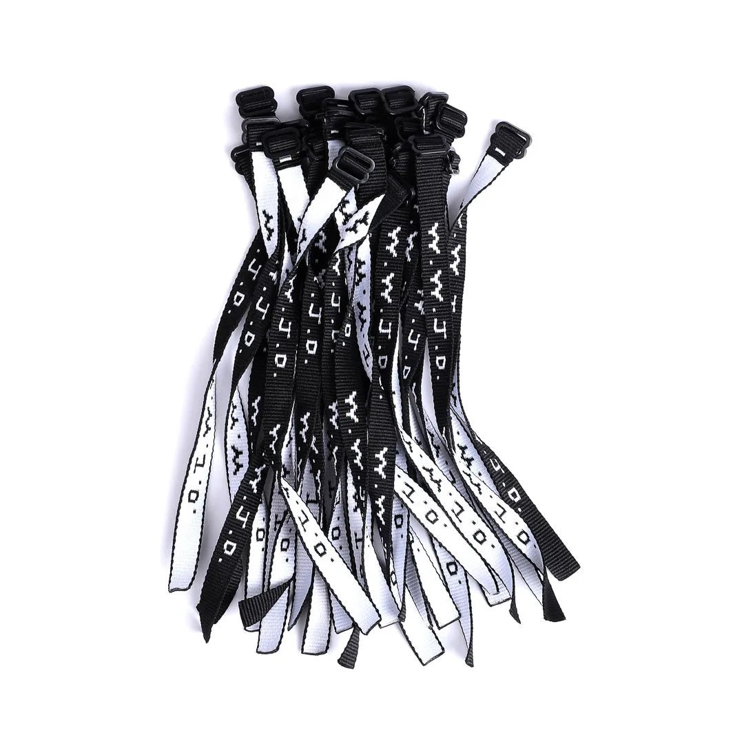 BRACELET WOVEN WWJD BLACK PK25