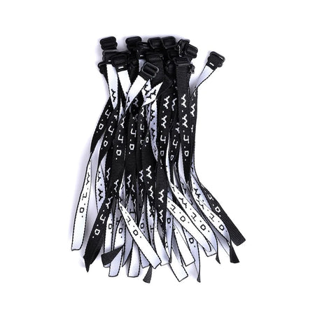 BRACELET WOVEN WWJD BLACK PK25