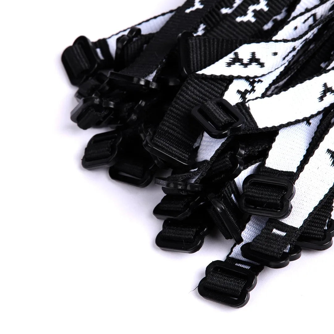 BRACELET WOVEN WWJD BLACK PK25