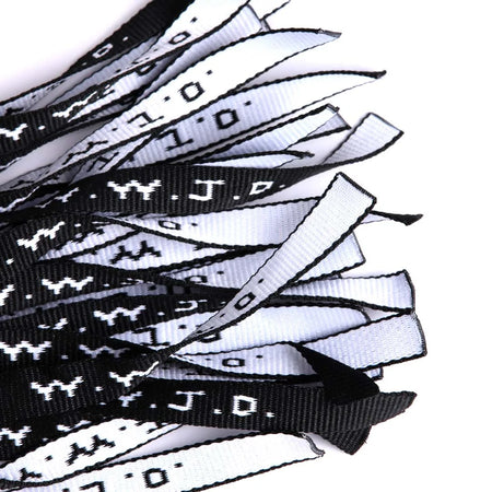BRACELET WOVEN WWJD BLACK PK25