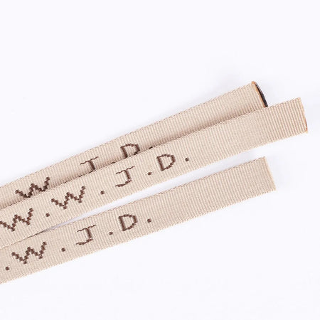 BRACELET WOVEN WWJD TAN PK25
