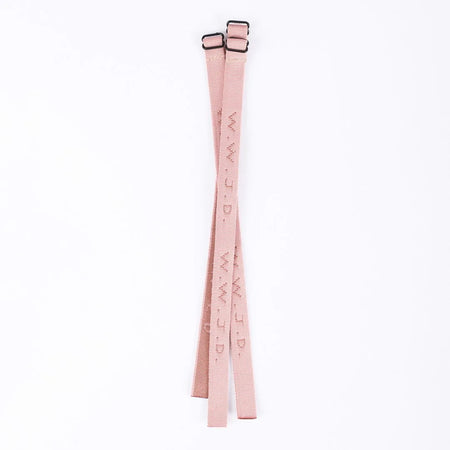 BRACELET WOVEN WWJD PINK PK25