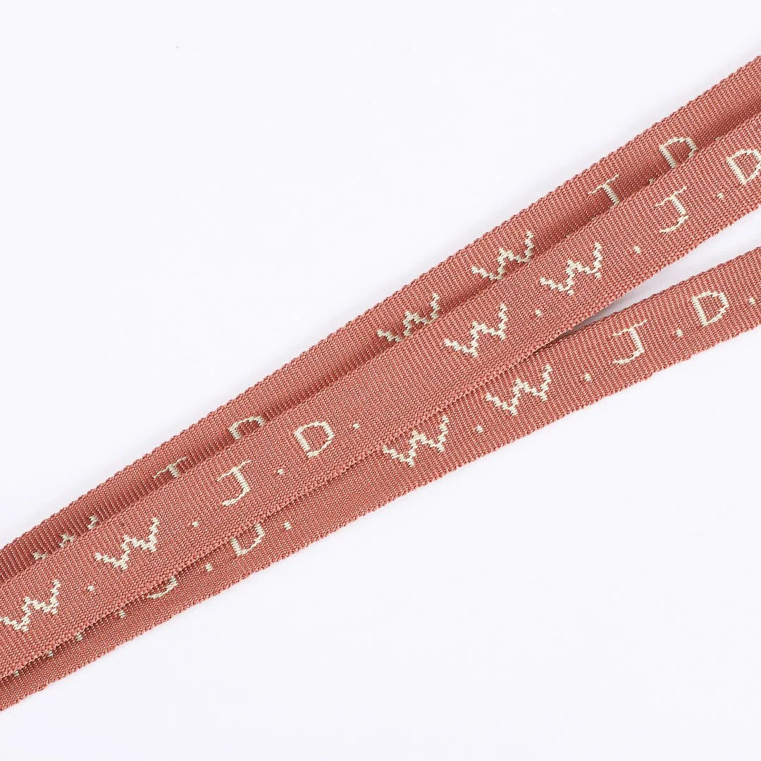 BRACELET WOVEN WWJD TERRA COTTA PK25