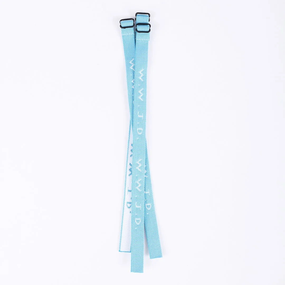 BRACELET WOVEN WWJD LIGHT BLUE PK25
