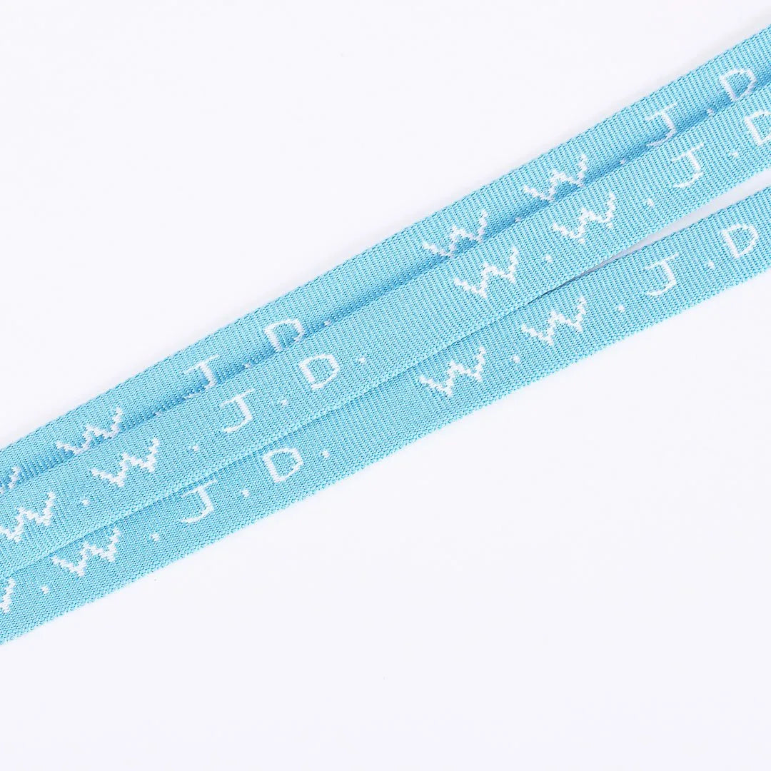 BRACELET WOVEN WWJD LIGHT BLUE PK25