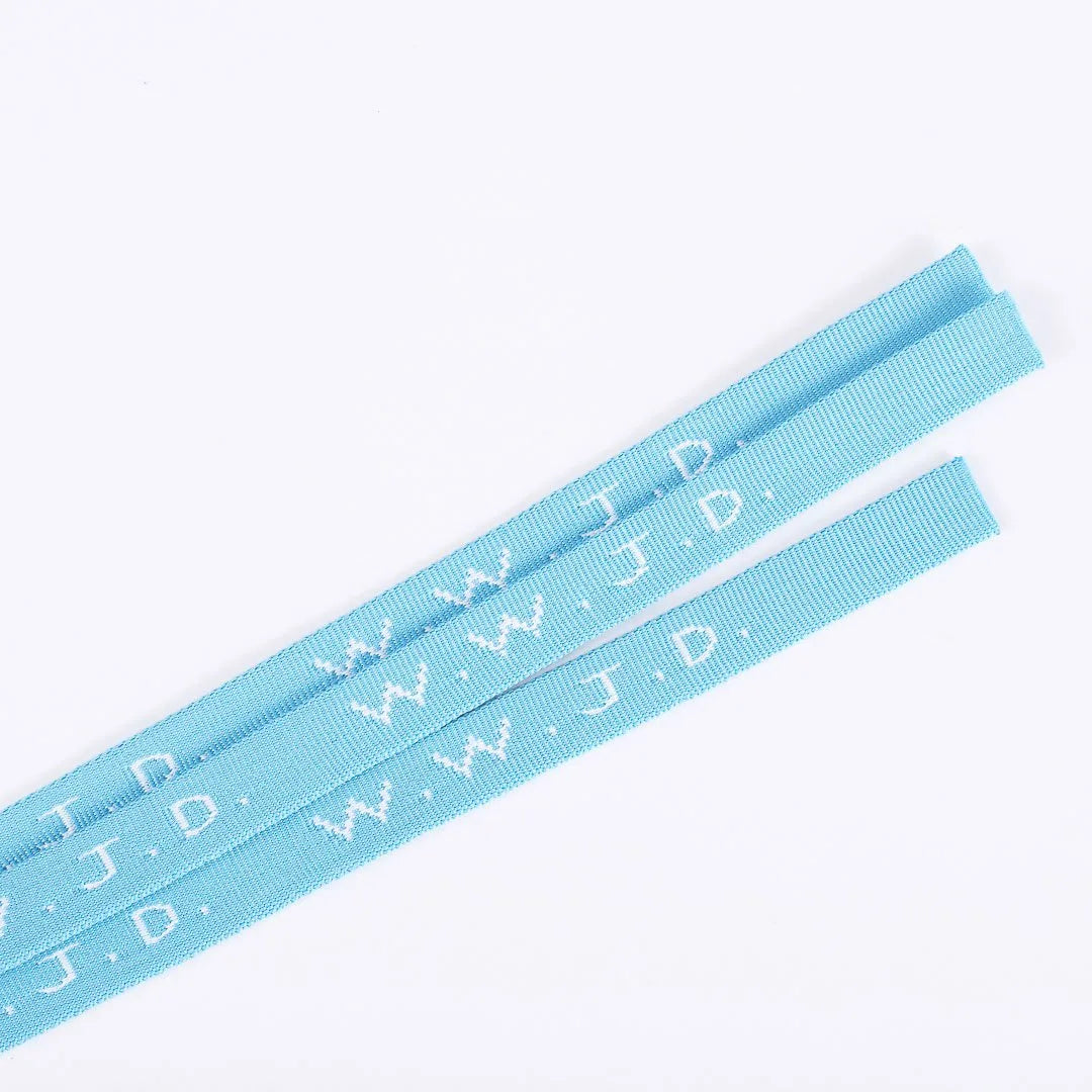 BRACELET WOVEN WWJD LIGHT BLUE PK25