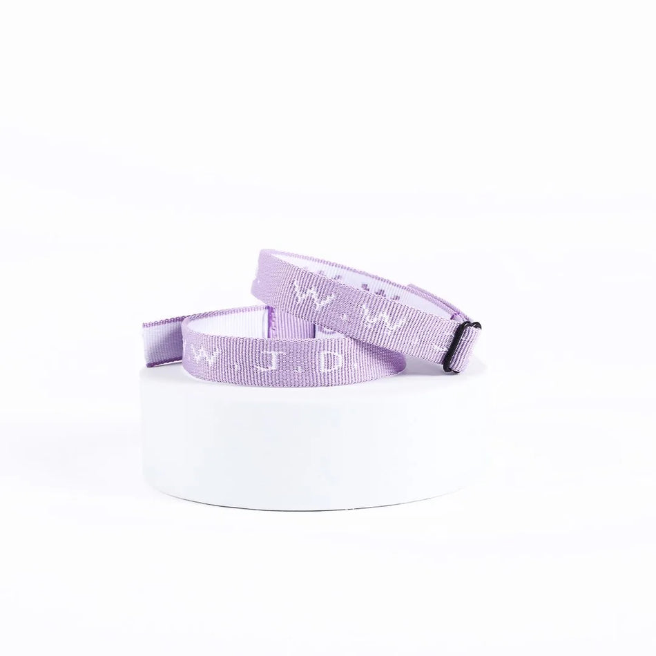 BRACELET WOVEN WWJD VIOLET PK25