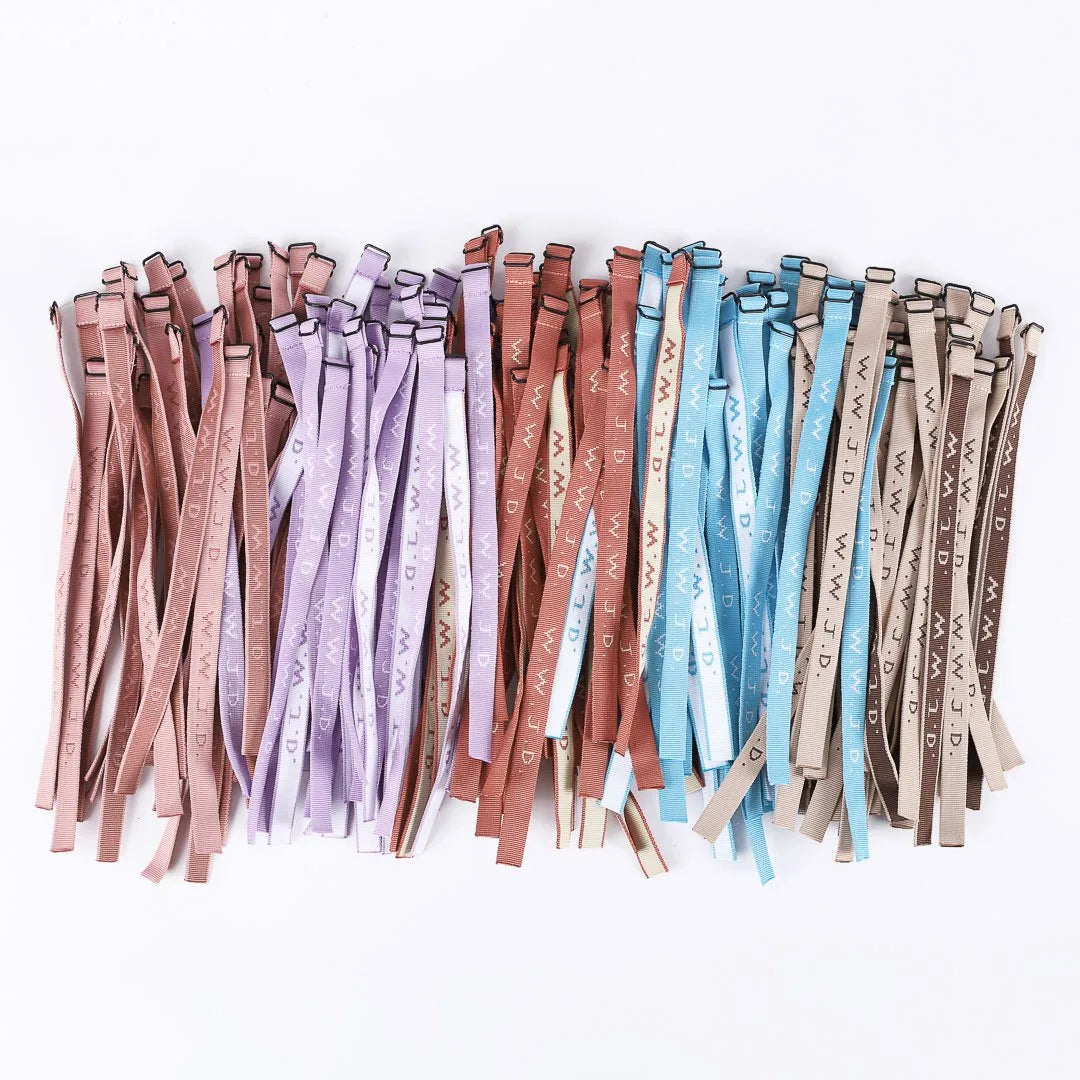 BRACELET WOVEN WWJD ASSORTED LIGHT PK150