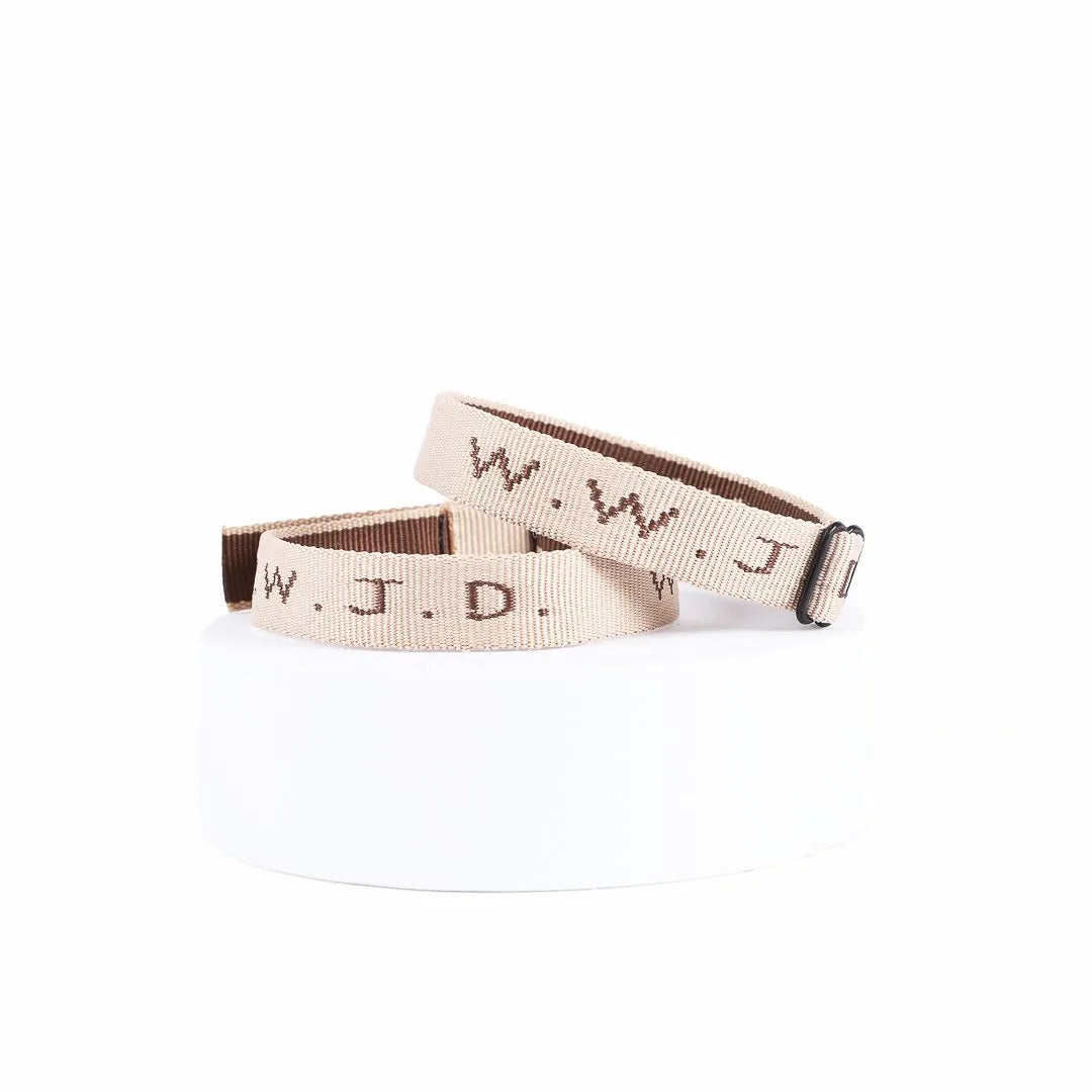 BRACELET WOVEN WWJD ASSORTED LIGHT PK150