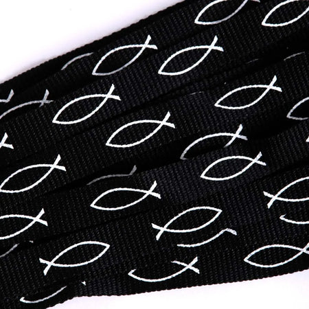 BRACELET WOVEN FISH BLACK PK48
