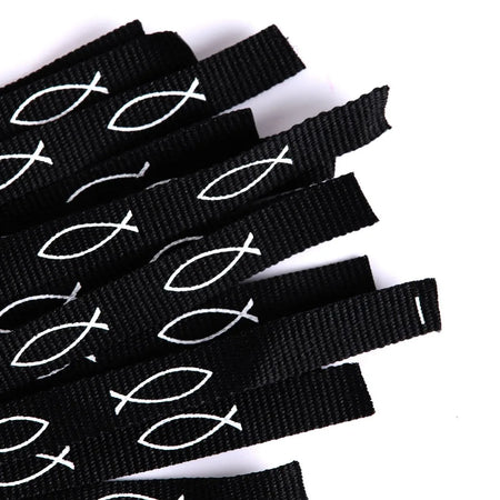 BRACELET WOVEN FISH BLACK PK48