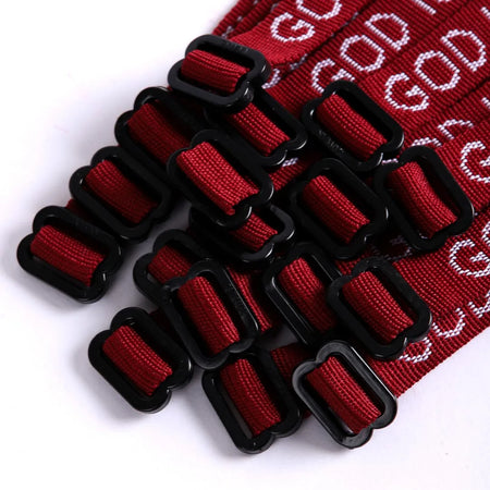 BRACELET WOVEN GOD IS AWESOME MAROON PK25
