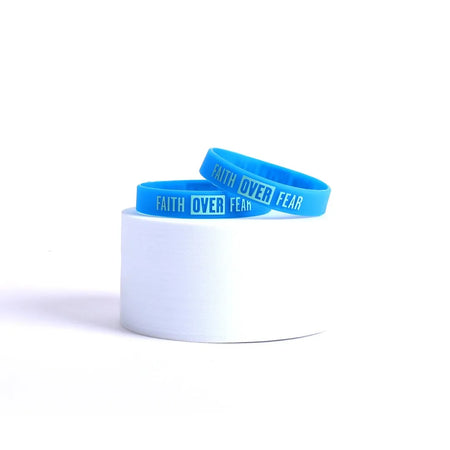 POWER BAND FAITH OVER FEAR LG 1/2" - PK12