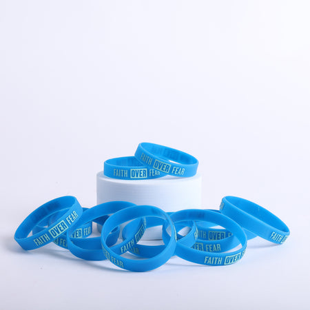 POWER BAND FAITH OVER FEAR LG 1/2" - PK12