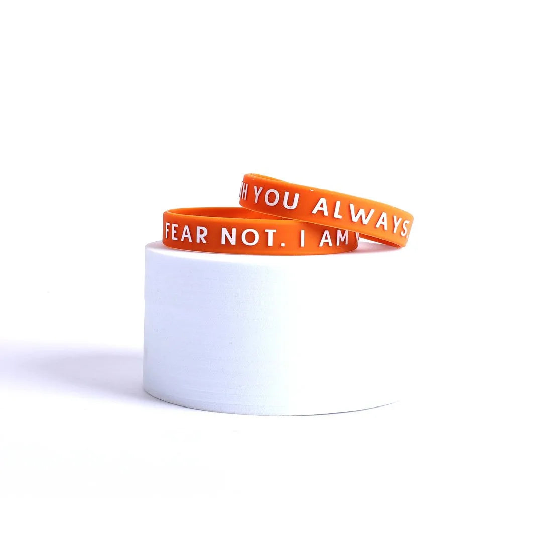 POWER BAND FEAR NOT LG 1/2" - PK12