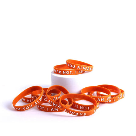 POWER BAND FEAR NOT LG 1/2" - PK12