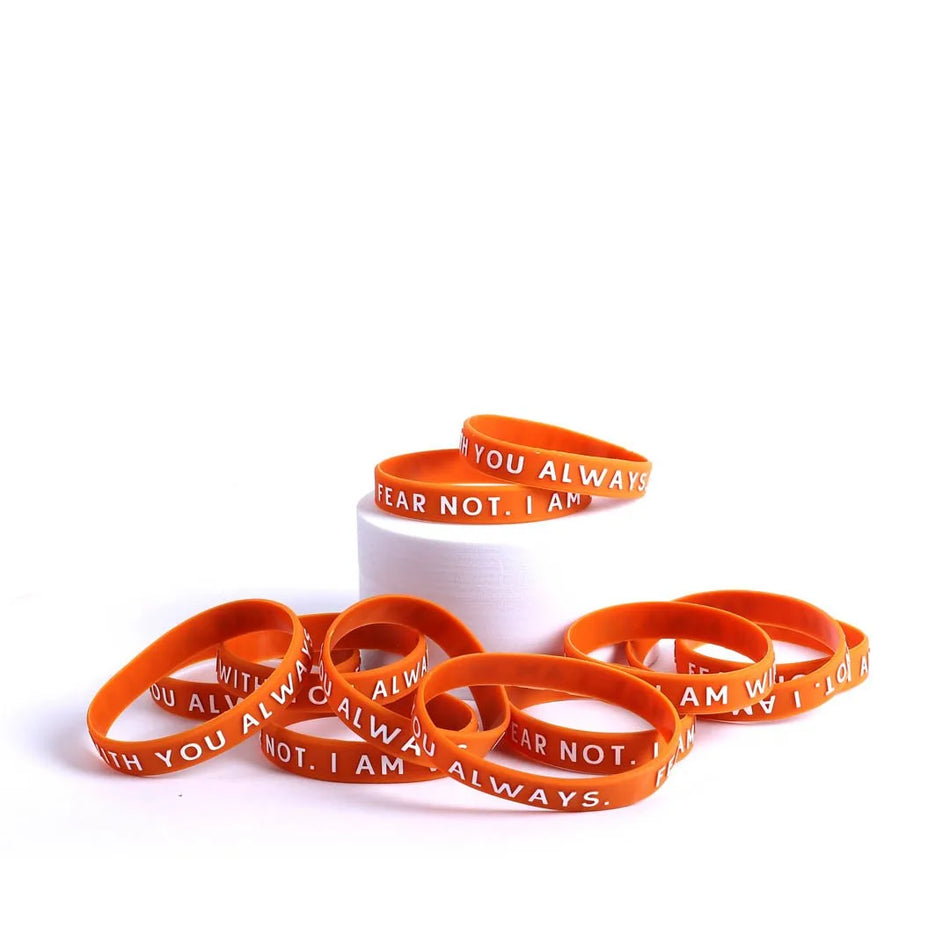 POWER BAND FEAR NOT LG 1/2" - PK12
