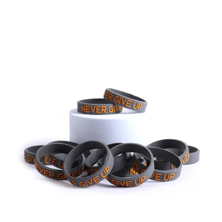 POWER BAND NEVER GIVE UP SM 1/2" - PK12