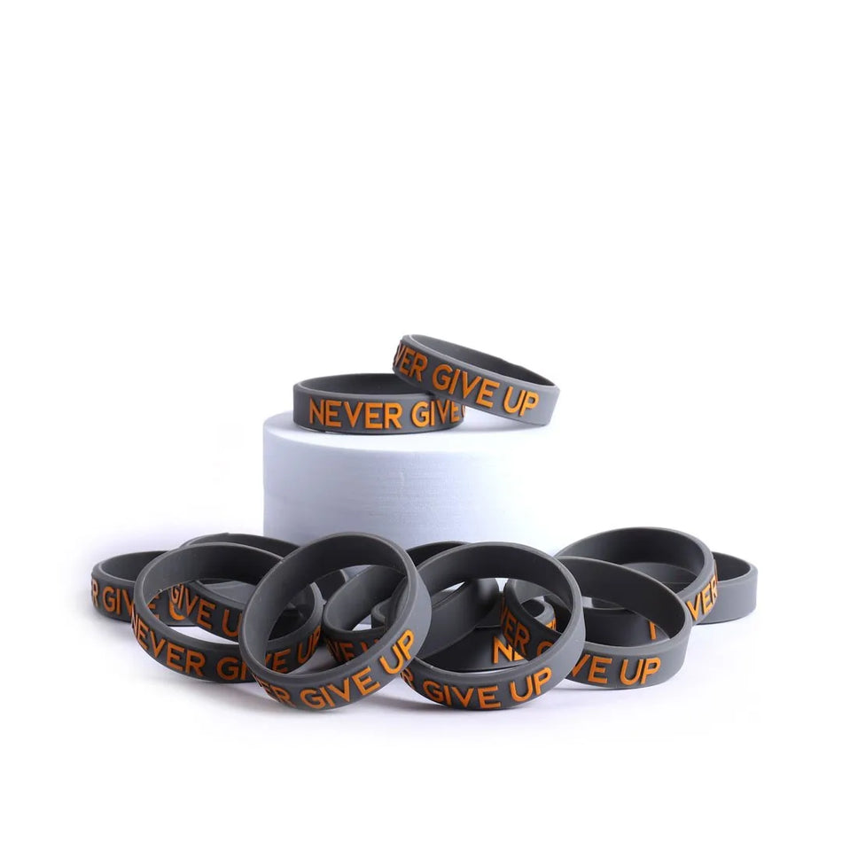 POWER BAND NEVER GIVE UP SM 1/2" - PK12