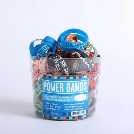 POWER BAND DISPLAY ASSORTED 120 PK