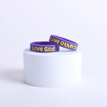 POWER BAND LOVE GOD LOVE OTHERS SM 1/2" - PK12