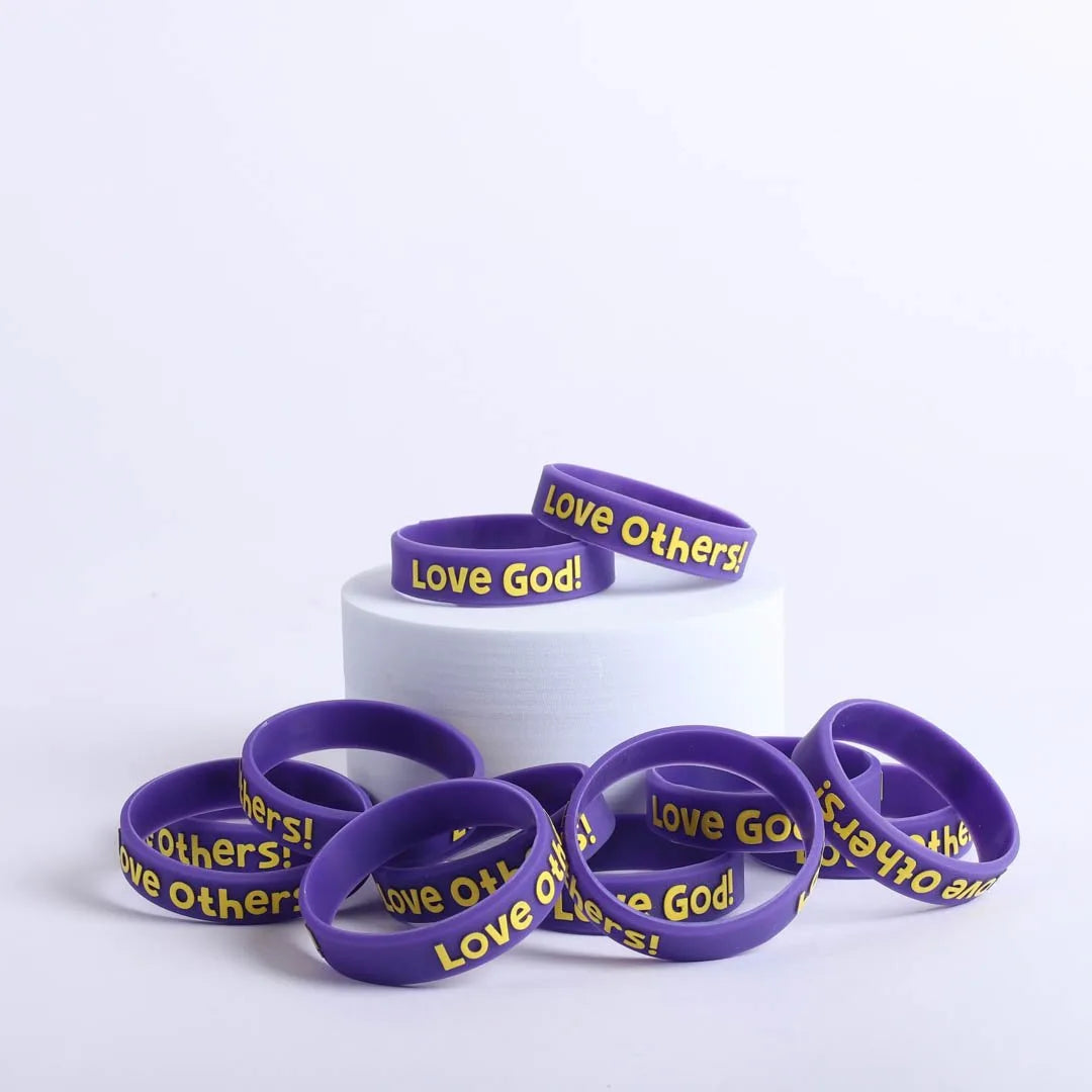 POWER BAND LOVE GOD LOVE OTHERS SM 1/2" - PK12