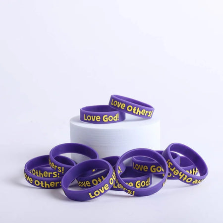 POWER BAND LOVE GOD LOVE OTHERS SM 1/2" - PK12