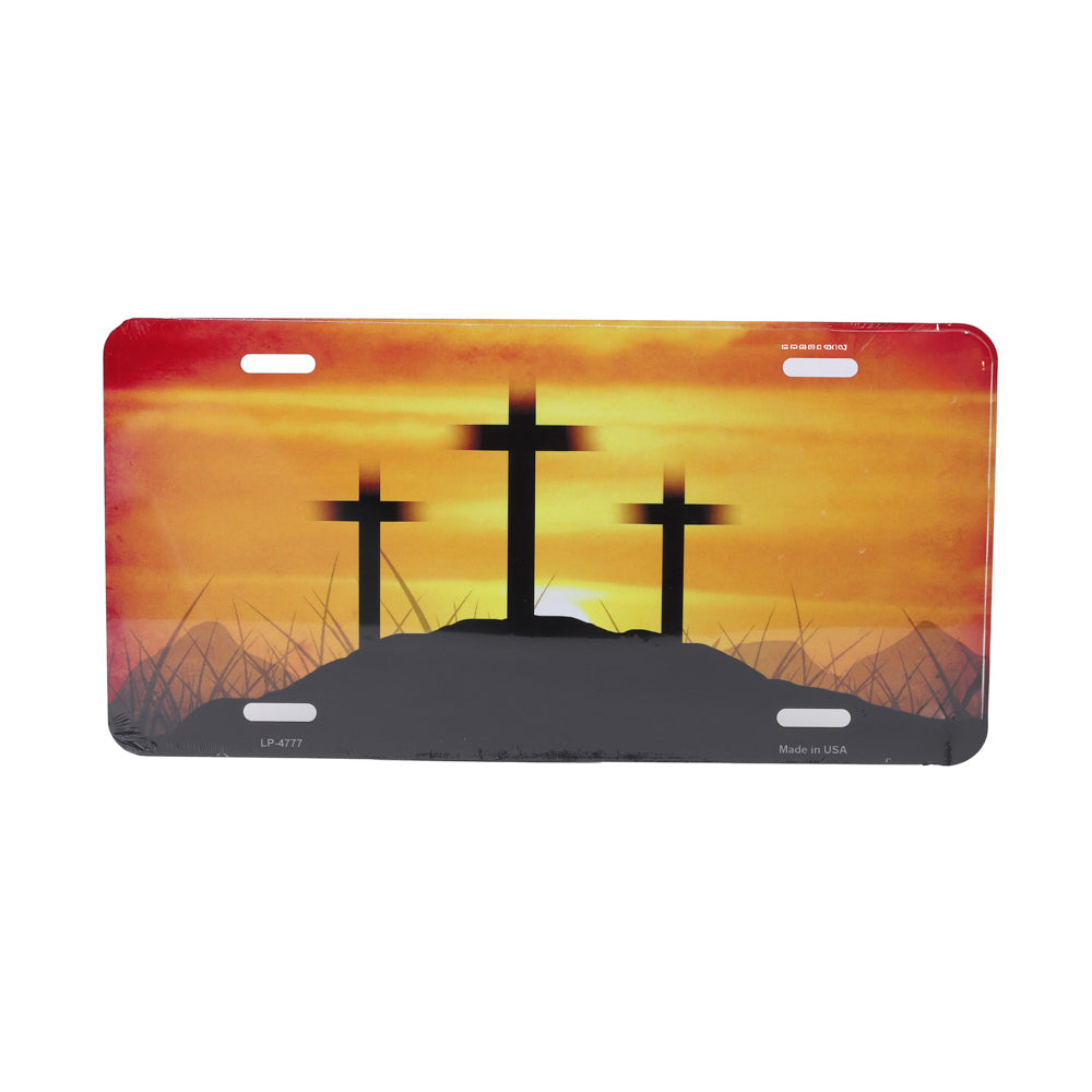 AUTOTAG THREE CROSSES SUNSET