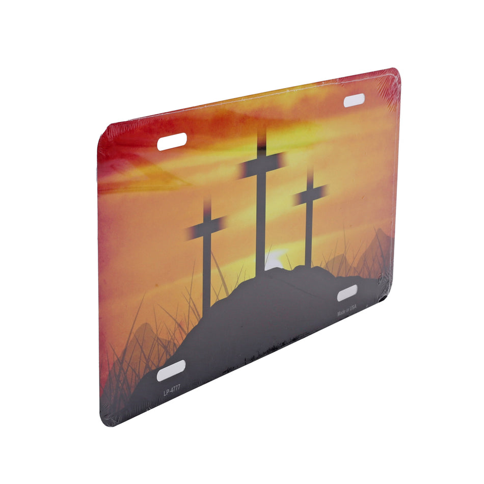 AUTOTAG THREE CROSSES SUNSET