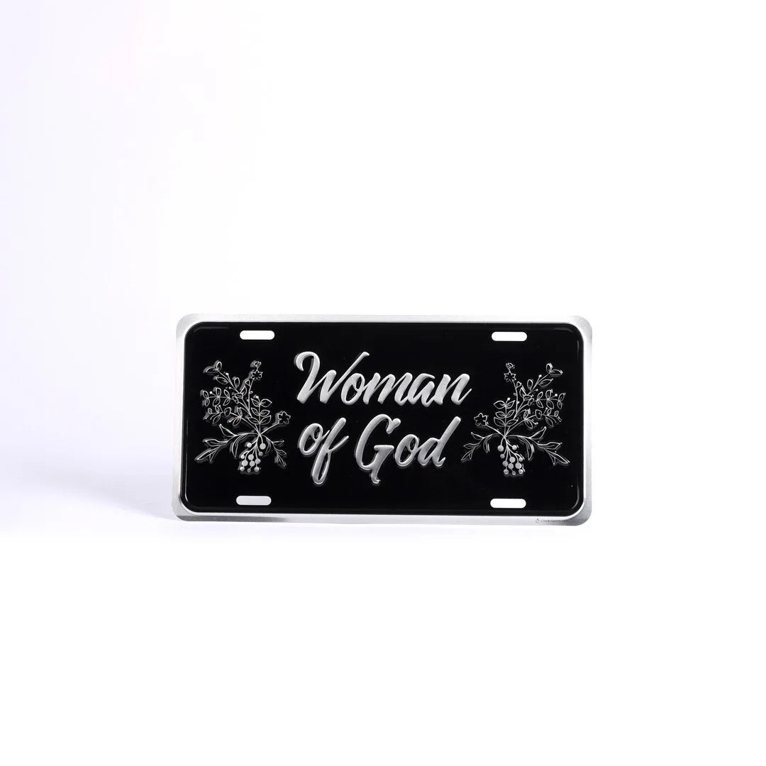 AUTOTAG DELUXE WOMAN OF GOD SILVER