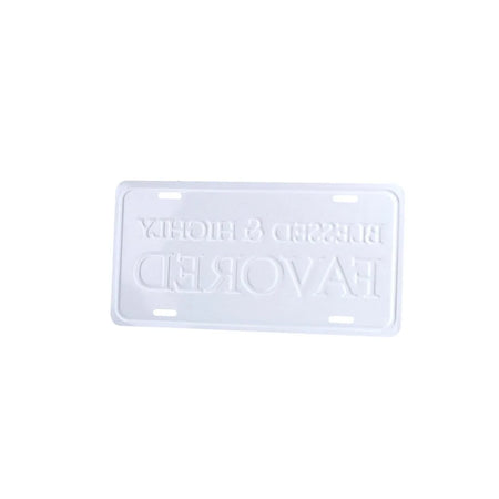 AUTOTAG DELUXE BLESSED & HIGHLY FAVORED SILVER
