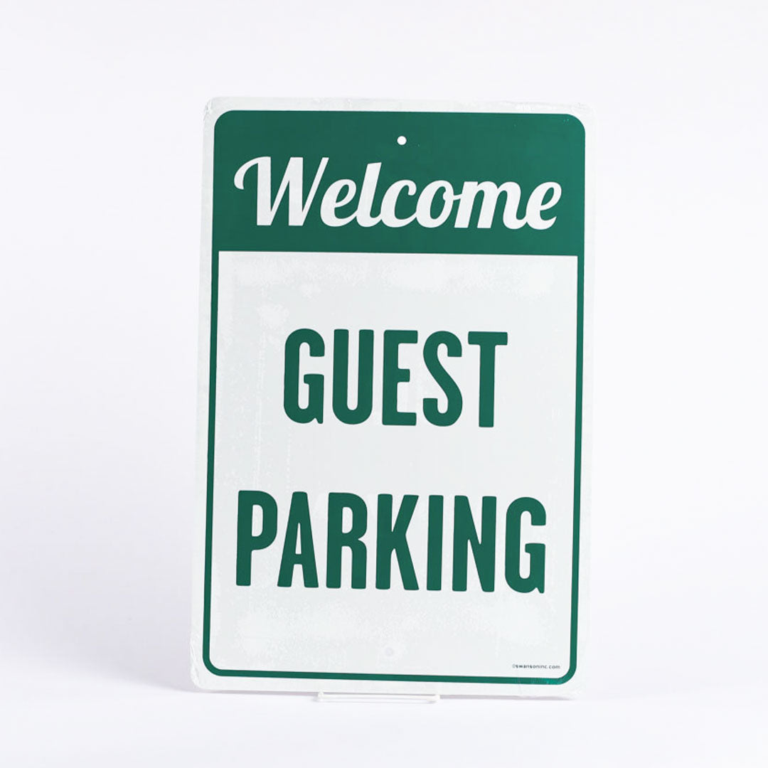 PARKING SIGN WELCOME GUEST