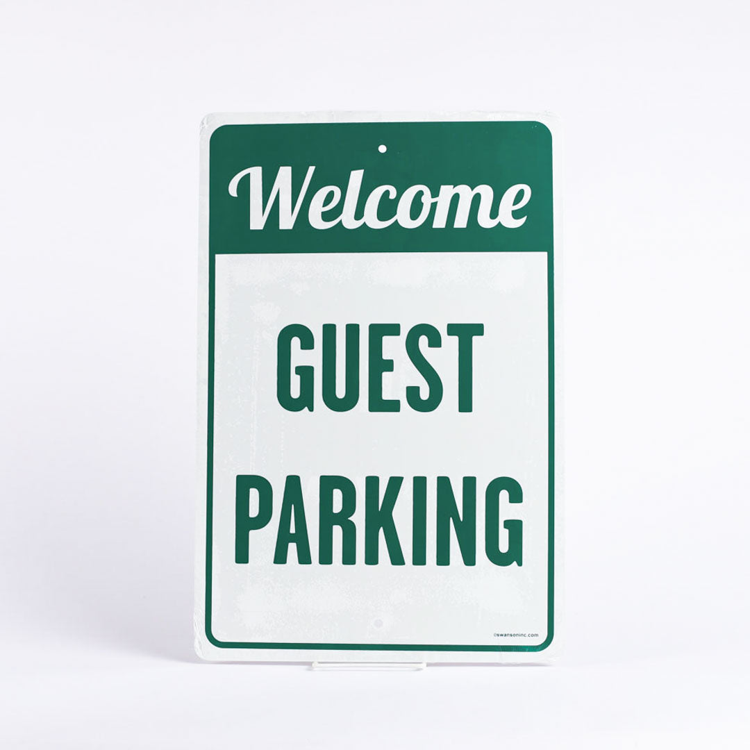 PARKING SIGN WELCOME GUEST