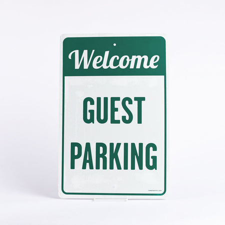 PARKING SIGN WELCOME GUEST